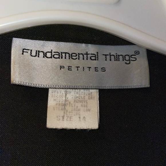 Misses 14 dark green jacket, lucite buttons, unlined, pockets - Picture 13 of 16